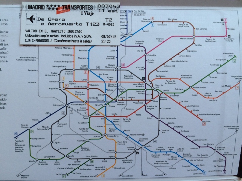madrid metro haritası